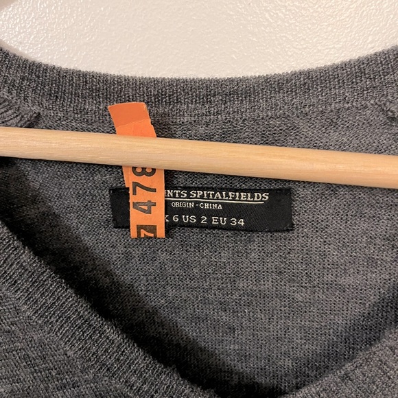 Like-New Stunning All Saints Asymmetrical Dress, Size 4 - Picture 2 of 6